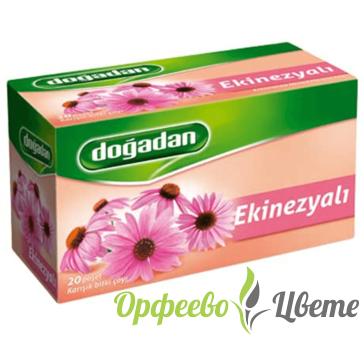 БИЛКИ И ЧАЙОВЕ Филтърни чайове Doğadan Чай с ехинацея 20 филтъра - 13 билки за укрепване на имунитета